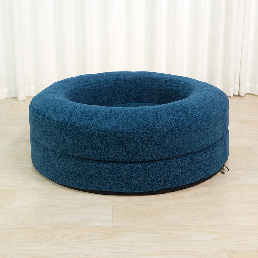 Transform Your Pet's Comfort with Our Leisure Pet Round Bed